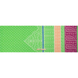 Mood Exclusive Lime Paisley Park Stretch Cotton Woven
