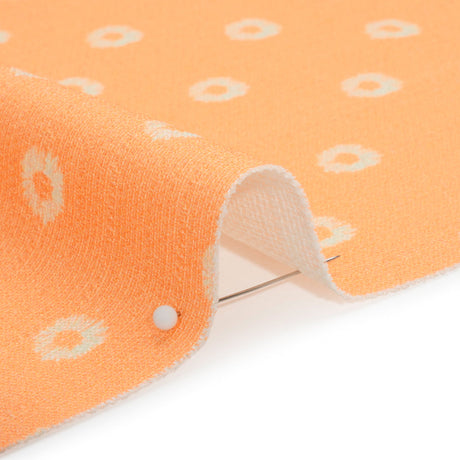 Mood Exclusive Orange Paisley Park Stretch Cotton Woven