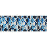 Cotton Poplin Print - Blue Geometric Suns and Circles - Mood Exclusive Twinkle Twinkle