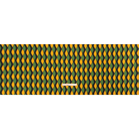 Cotton Poplin Print - Green and Gold Waves - Mood Exclusive Mayfield Falls