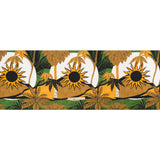 Cotton Poplin Print - Green Suns and Palm Trees - Mood Exclusive Sun Salutation
