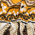 Cotton Poplin Panel - Goldenrod Geometric and Floral - Mood Exclusive Link Up