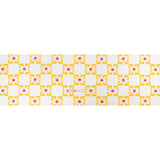 Cotton Poplin Print - Yellow Floral Checkers - Mood Exclusive Game of Growth