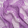 Sustainable Viscose Crepe Print - Purple and White Spotted Cats - Mood Exclusive Jamming Jaguars