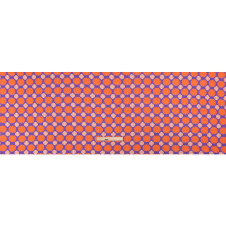 Sustainable Viscose Crepe Print - Purple, Red and Coral Floral Polka Dots - Mood Exclusive Sunshine Grounds