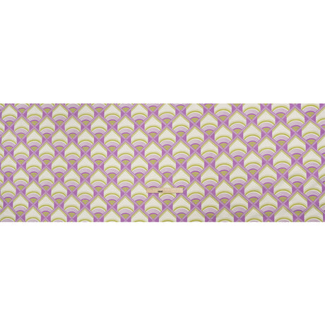 Mood Exclusive Purple Geometric Groove Cotton Poplin