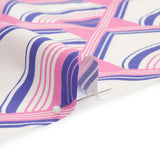 Mood Exclusive Pink Geometric Groove Cotton Poplin