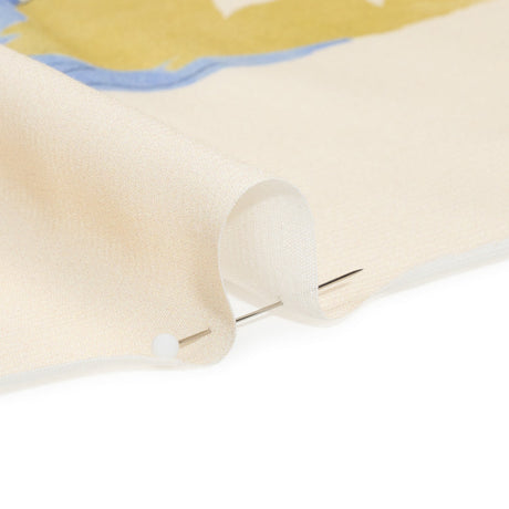 Sustainable Viscose Woven Print - Cream Flamingos and Leaves - Mood Exclusive Forever Everglades