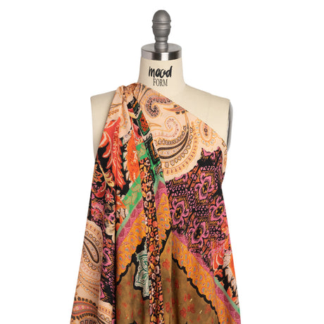 Mood Exclusive I Carry Your Heart Metallic Dotted Crinkled Viscose Crepe