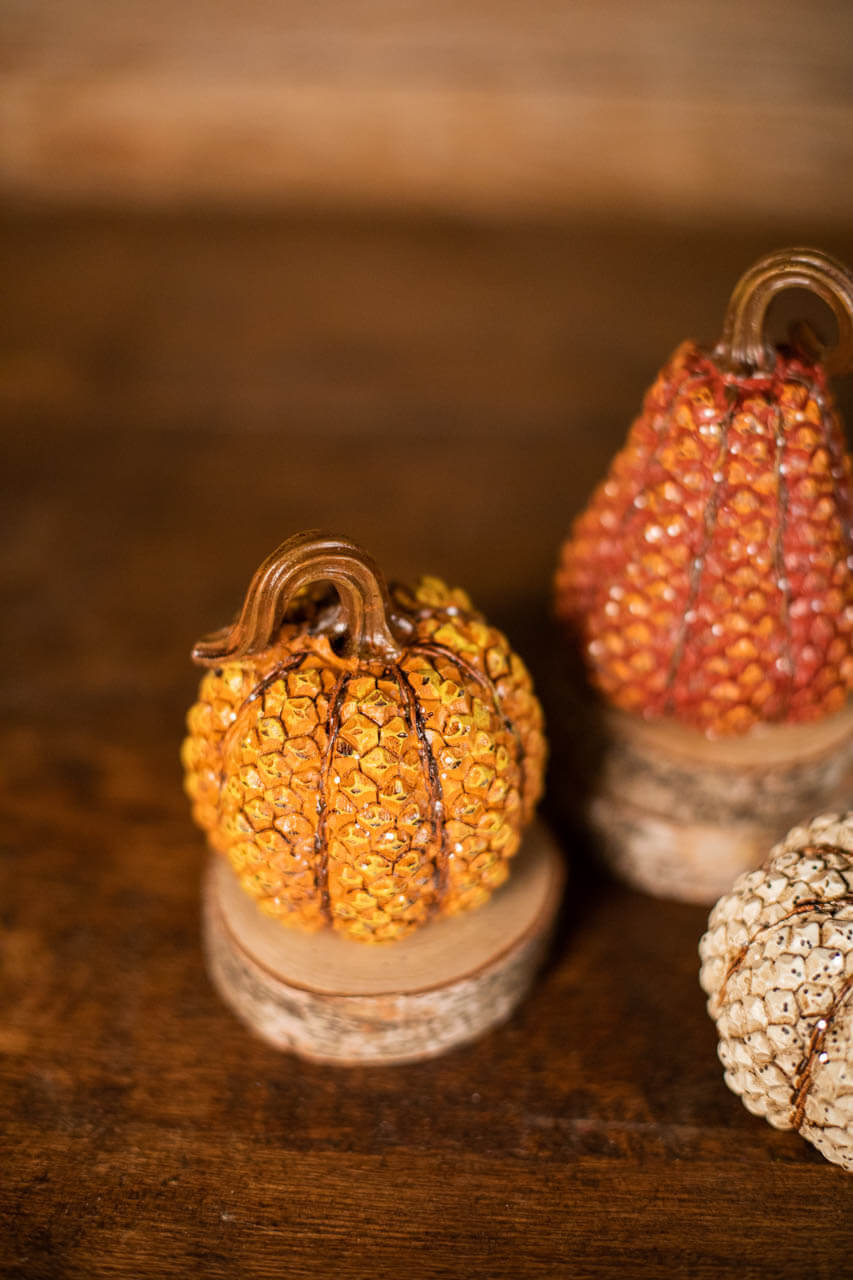 4.5” Resin Harvest Pumpkin