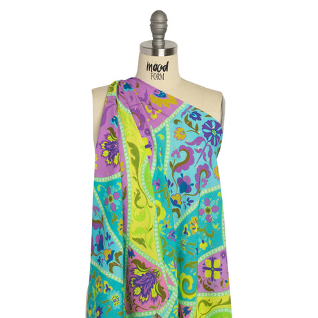 Mood Exclusive Bright Sights Metallic Dotted Crinkled Viscose Crepe