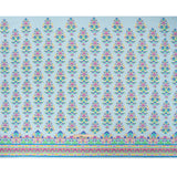 Mood Exclusive Sky Floral Feast Metallic Dotted Crinkled Viscose Crepe
