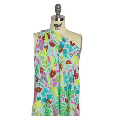 Mood Exclusive Sky Easy Days Metallic Dotted Crinkled Viscose Crepe