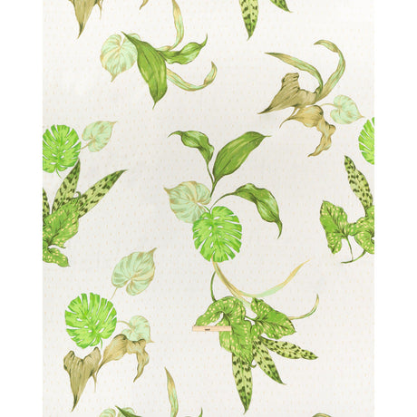 Mood Exclusive Greenhouse Tour Metallic Dotted Crinkled Viscose Crepe
