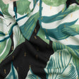 Mood Exclusive Black Jive with Jungle Metallic Dotted Crinkled Viscose Crepe