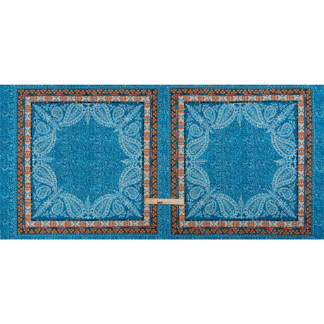 Mood Exclusive Blue Bandana Bonanza Stretch Sustainable Rayon Batiste Panel