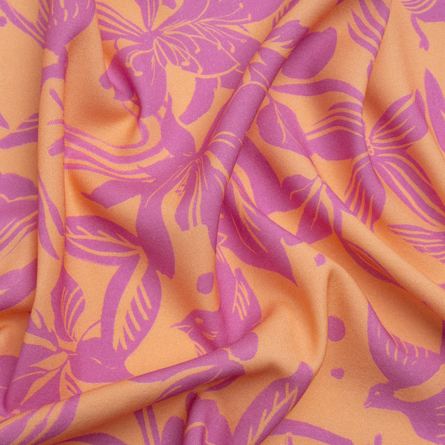 Mood Exclusive Pink Airborne Acoustics Stretch Sustainable Rayon Batiste