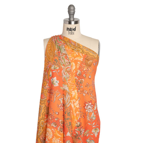 Mood Exclusive Orange Blossom Sustainable Rayon Batiste Panel
