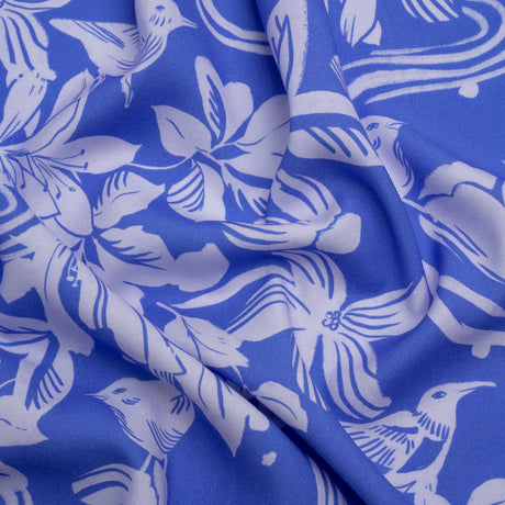 Mood Exclusive Periwinkle Airborne Acoustics Stretch Sustainable Rayon Batiste