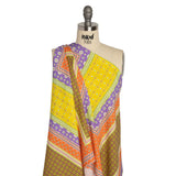 Mood Exclusive Purple Vibrant Stretch Sustainable Rayon Batiste Panel