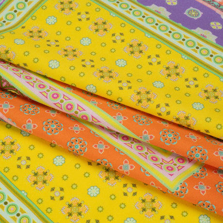 Mood Exclusive Purple Vibrant Stretch Sustainable Rayon Batiste Panel