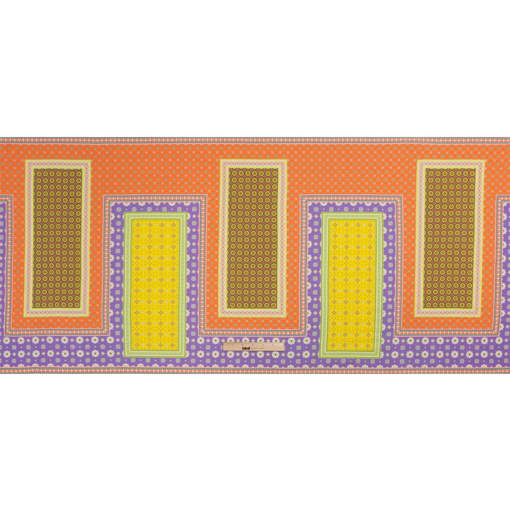 Mood Exclusive Purple Vibrant Stretch Sustainable Rayon Batiste Panel