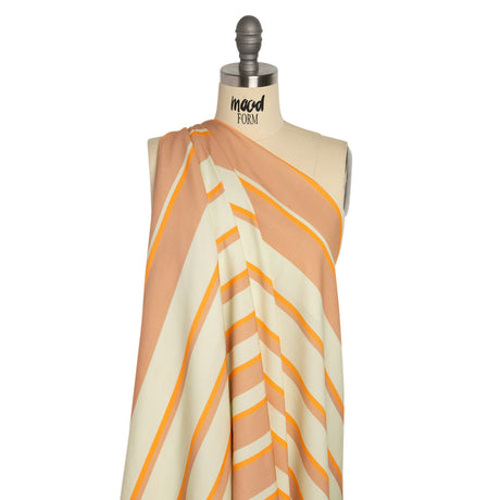 Mood Exclusive Orange Spice Latte Stretch Sustainable Rayon Batiste