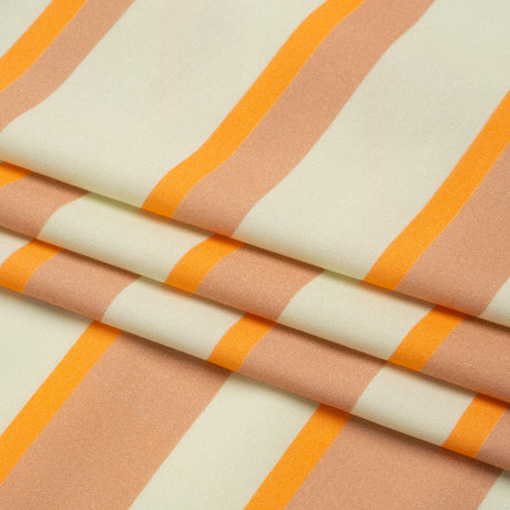 Mood Exclusive Orange Spice Latte Stretch Sustainable Rayon Batiste