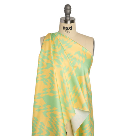 Mood Exclusive Lemon Lime Life Stretch Cotton Sateen