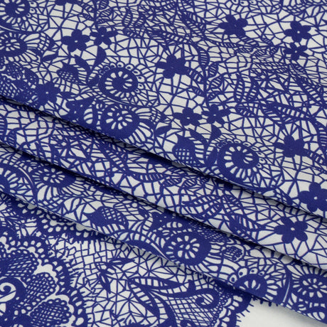 Mood Exclusive Ultramarine Two Sugar Cubes Cotton Poplin