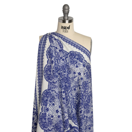 Mood Exclusive Ultramarine Two Sugar Cubes Cotton Poplin