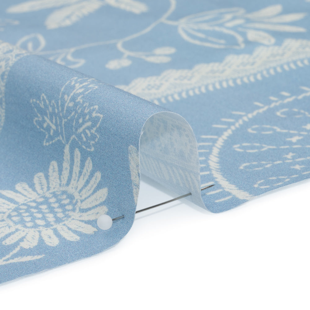 Mood Exclusive Needlepoint Skies Cotton Poplin
