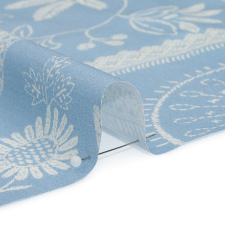 Mood Exclusive Needlepoint Skies Cotton Poplin