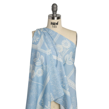 Mood Exclusive Needlepoint Skies Cotton Poplin