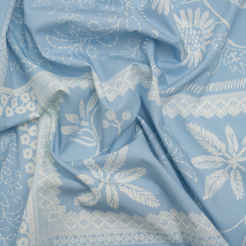 Mood Exclusive Needlepoint Skies Cotton Poplin