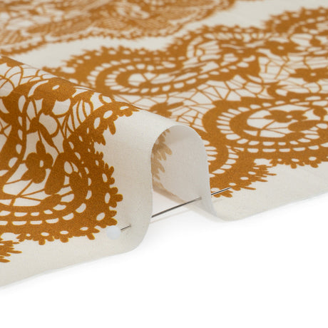 Mood Exclusive Ochre Two Sugar Cubes Cotton Poplin