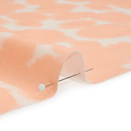 Mood Exclusive Peach Head in the Clouds Stretch Cotton Poplin