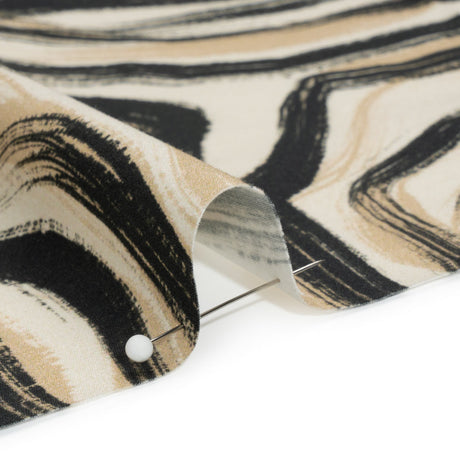 Mood Exclusive Beige Shifting Sands Stretch Cotton Poplin