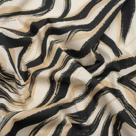 Mood Exclusive Beige Shifting Sands Stretch Cotton Poplin