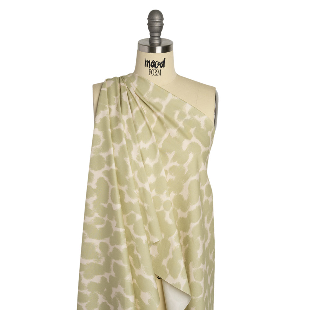 Mood Exclusive Sage Head in the Clouds Stretch Cotton Poplin