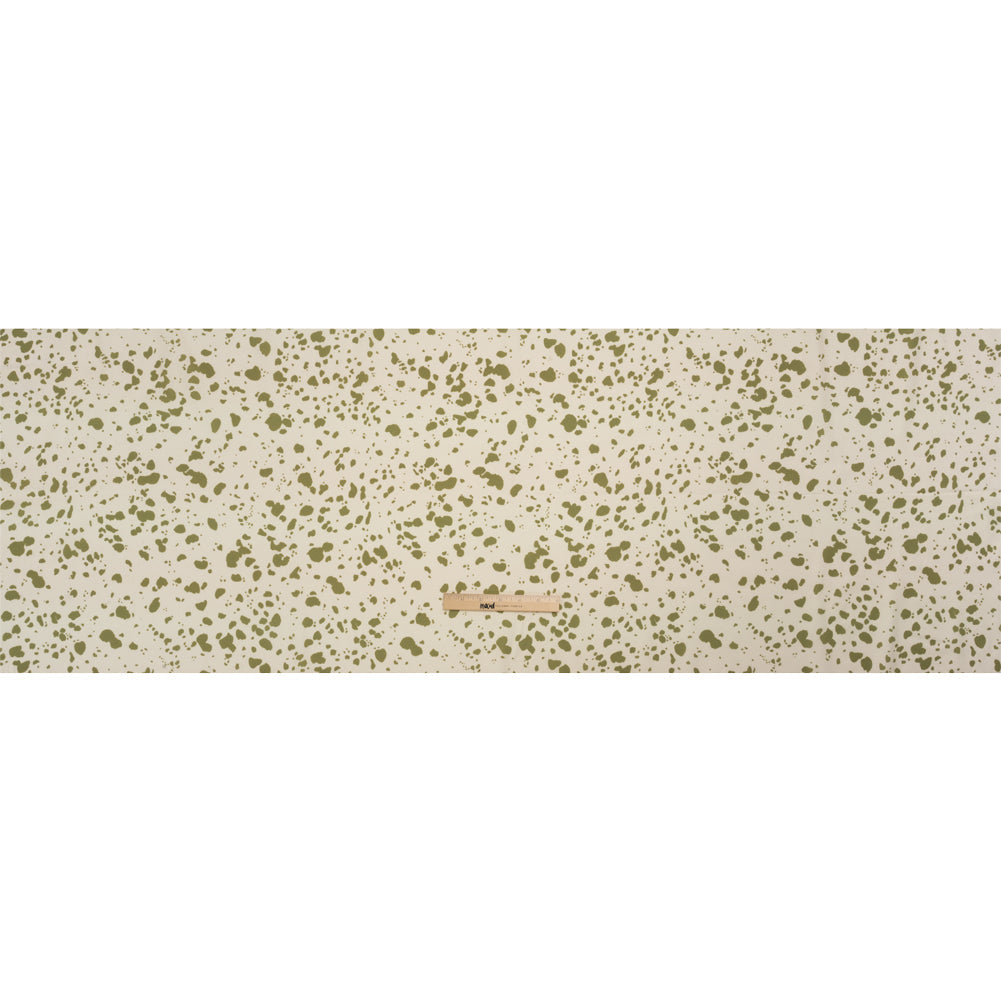 Mood Exclusive Green Fire Dogs Stretch Cotton Poplin