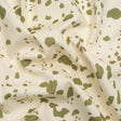 Mood Exclusive Green Fire Dogs Stretch Cotton Poplin