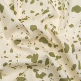Mood Exclusive Green Fire Dogs Stretch Cotton Poplin