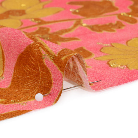 Mood Exclusive Sundown Sundae Metallic Dotted Crinkled Viscose Crepe