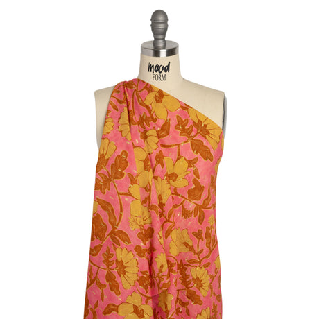 Mood Exclusive Sundown Sundae Metallic Dotted Crinkled Viscose Crepe