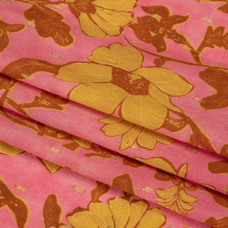 Mood Exclusive Sundown Sundae Metallic Dotted Crinkled Viscose Crepe