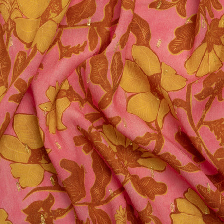 Mood Exclusive Sundown Sundae Metallic Dotted Crinkled Viscose Crepe
