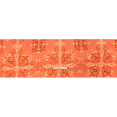 Mood Exclusive Pink Synchronized Snapdragon Metallic Dotted Crinkled Viscose Crepe