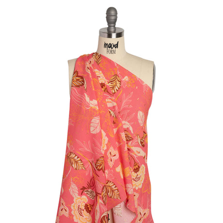 Mood Exclusive Parakeet Sweets Metallic Dotted Crinkled Viscose Crepe