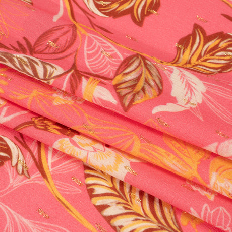 Mood Exclusive Parakeet Sweets Metallic Dotted Crinkled Viscose Crepe